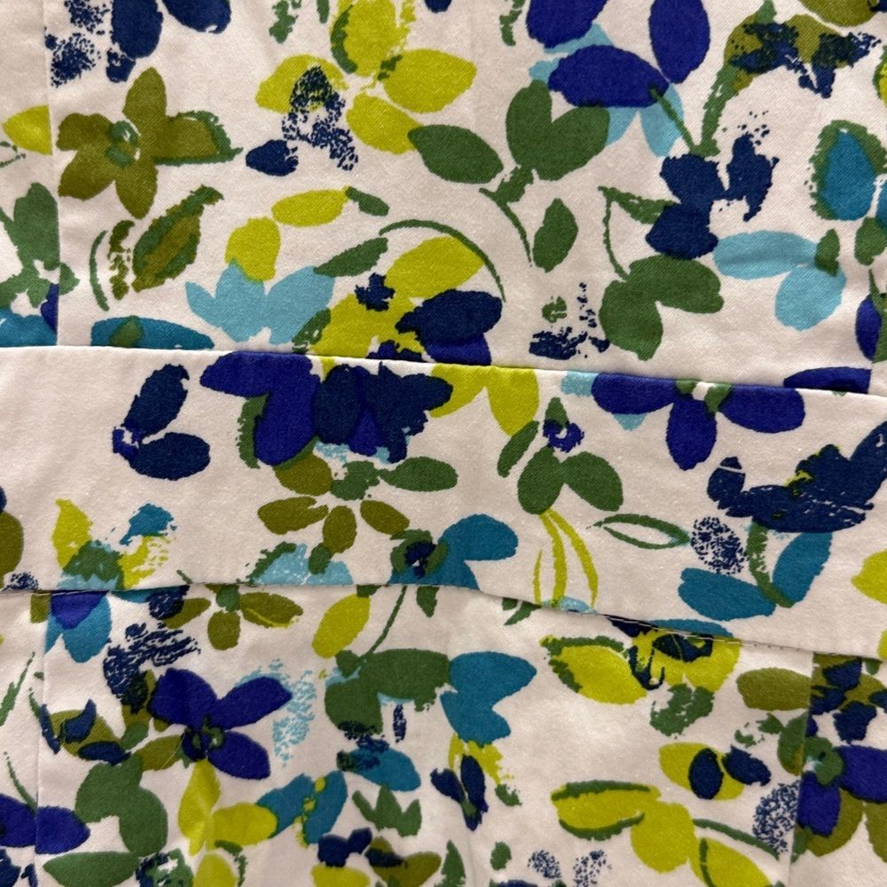 London Times Floral Sleeveless Floral Side Zip 100% cotton size 10 - Picture 4 of 9